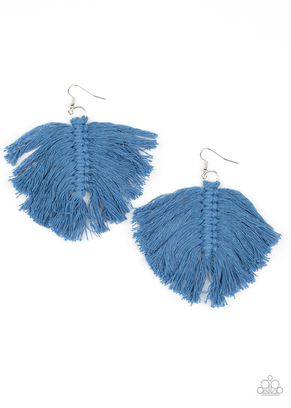 Macrame Mamba - Blue earring 1524