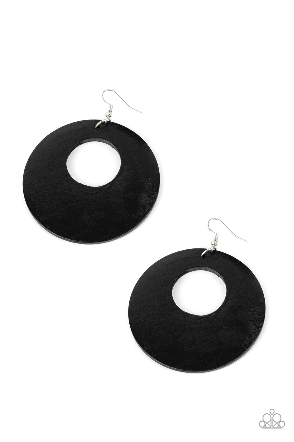 Island Hop - Black earring 1551