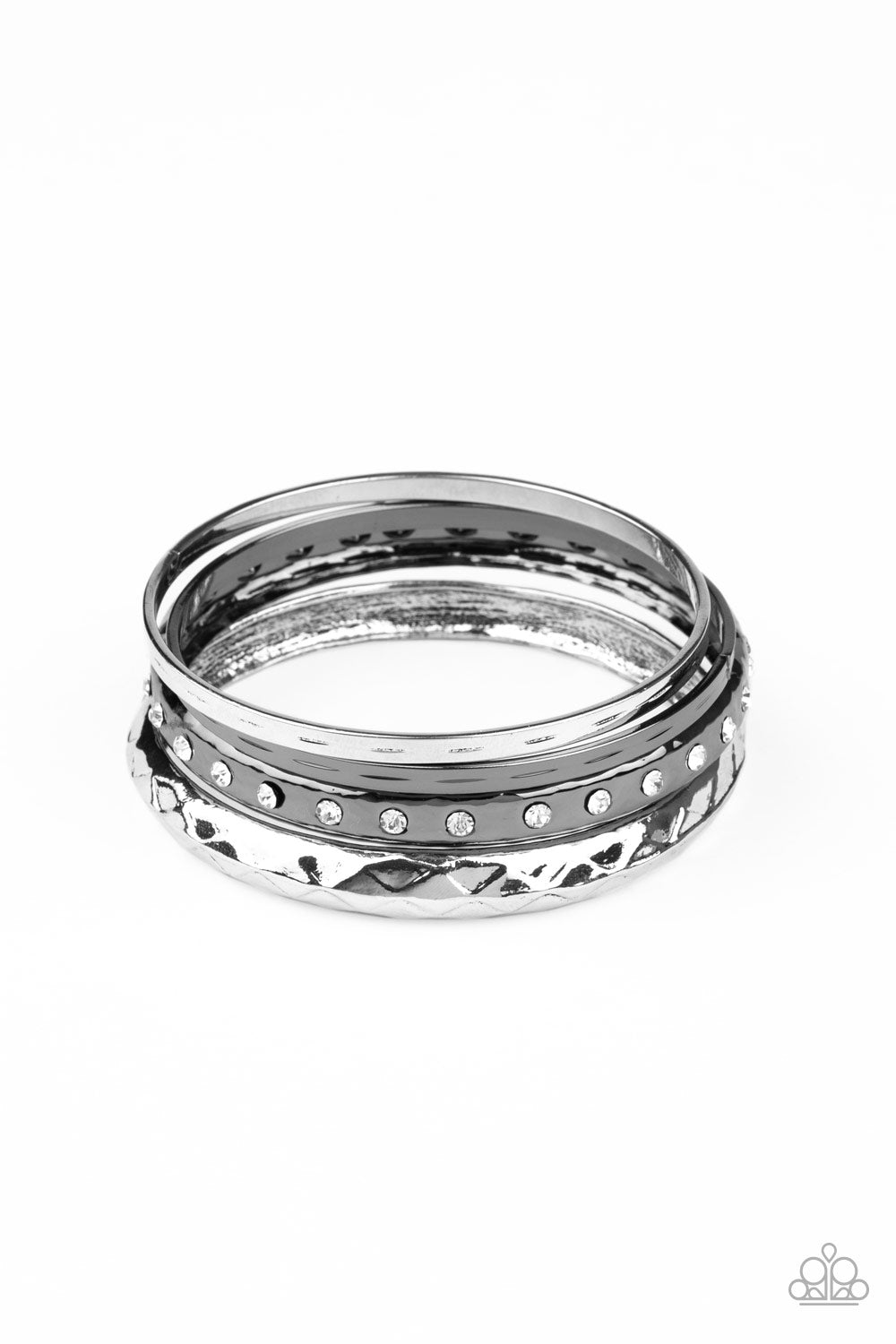 Revved Up Rhinestones - Multi bracelet B037