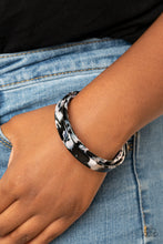 Load image into Gallery viewer, In The HAUTE Zone - Black wrap bracelet 1733
