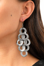 Load image into Gallery viewer, Scattered Shimmer - Black earring 1614
