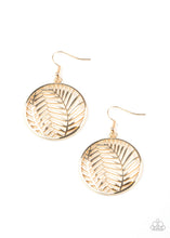 Load image into Gallery viewer, Palm Perfection - Gold earring 889
