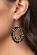Load image into Gallery viewer, Deluxe Luxury - Black earring 1587

