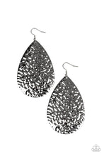 Load image into Gallery viewer, Metallic Mirrors - black earring 897
