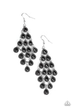 Load image into Gallery viewer, Rural Rainstorms - Black earring 1527
