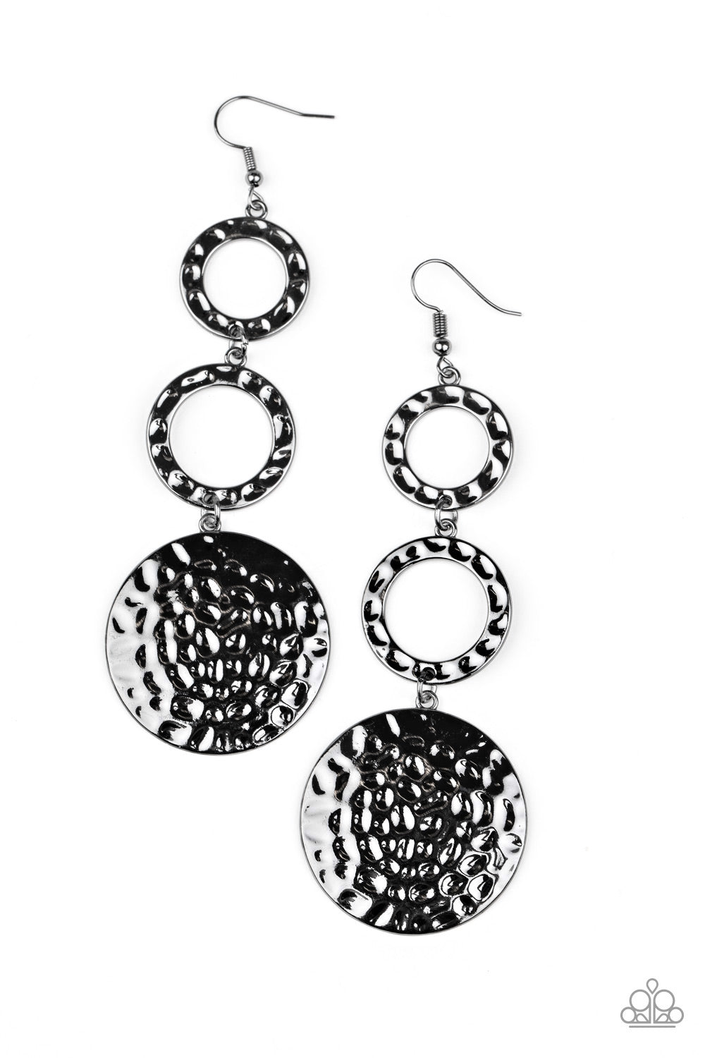 Blooming Baubles - Black earring 1672