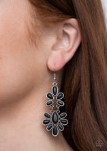 Load image into Gallery viewer, Cactus Cruise - Black earring 1852
