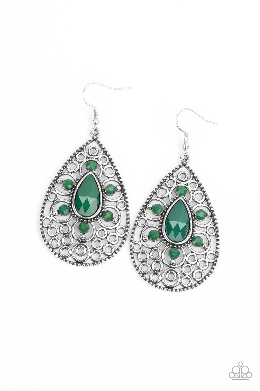 Modern Garden - Green Earring 975