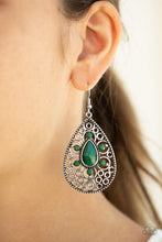 Load image into Gallery viewer, Modern Garden - Green Earring 975
