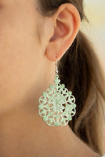 Load image into Gallery viewer, Floral Affair - Green earring C032
