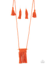 Load image into Gallery viewer, Between You and MACRAME - Orange necklace A026
