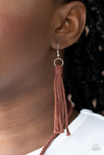 Load image into Gallery viewer, Macrame Mantra - Brown necklace A020
