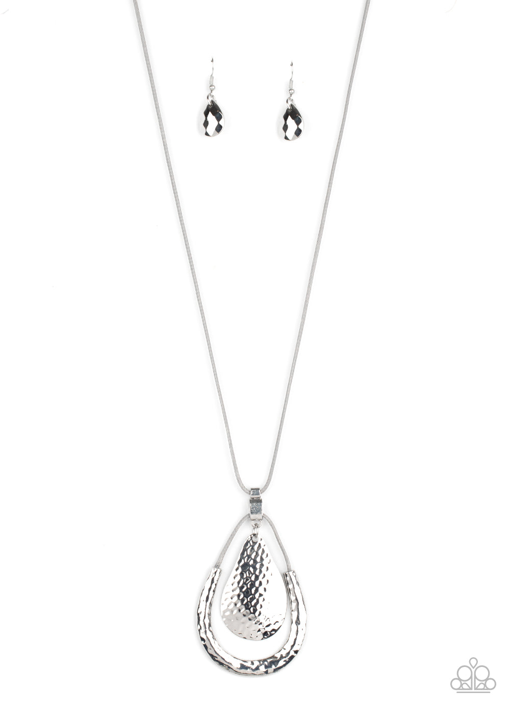 Texture Trekker - Silver necklace 1723