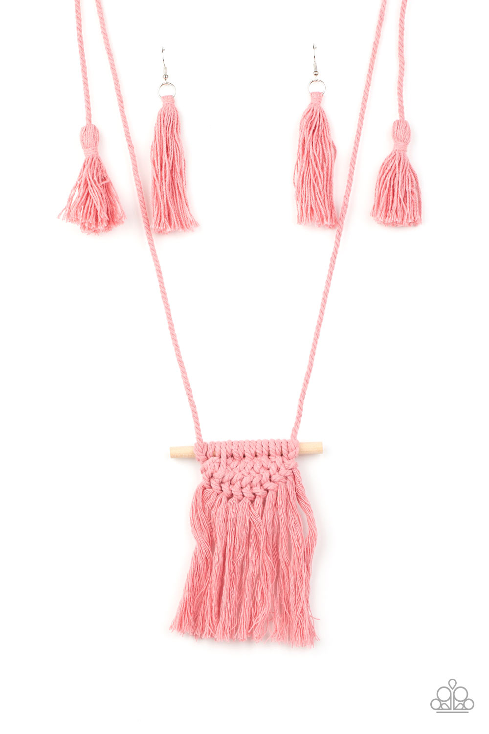 Between You and MACRAME - Pink necklace A023