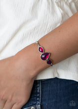 Load image into Gallery viewer, Boho Beach Babe - Purple cuff bracelet 1810
