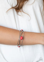 Load image into Gallery viewer, Desert Lagoon - Red bracelet 1646
