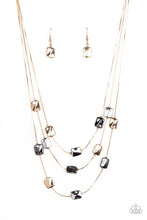 Load image into Gallery viewer, Downtown Reflections - Gold necklace 1787
