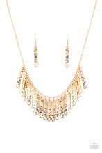 Load image into Gallery viewer, Metallic Muse - Gold necklace 1649
