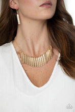 Load image into Gallery viewer, Metallic Muse - Gold necklace 1649
