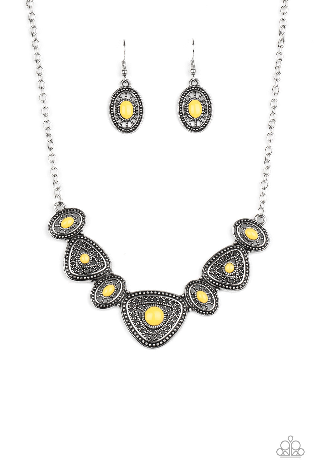 Totally TERRA-torial - Yellow necklace 1658
