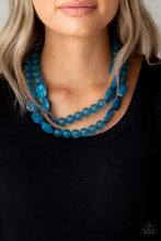 Load image into Gallery viewer, Arctic Art - Blue necklace 1721
