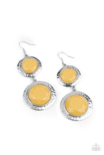 Load image into Gallery viewer, Thrift Shop Stop - Yellow earring 1512

