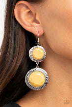 Load image into Gallery viewer, Thrift Shop Stop - Yellow earring 1512
