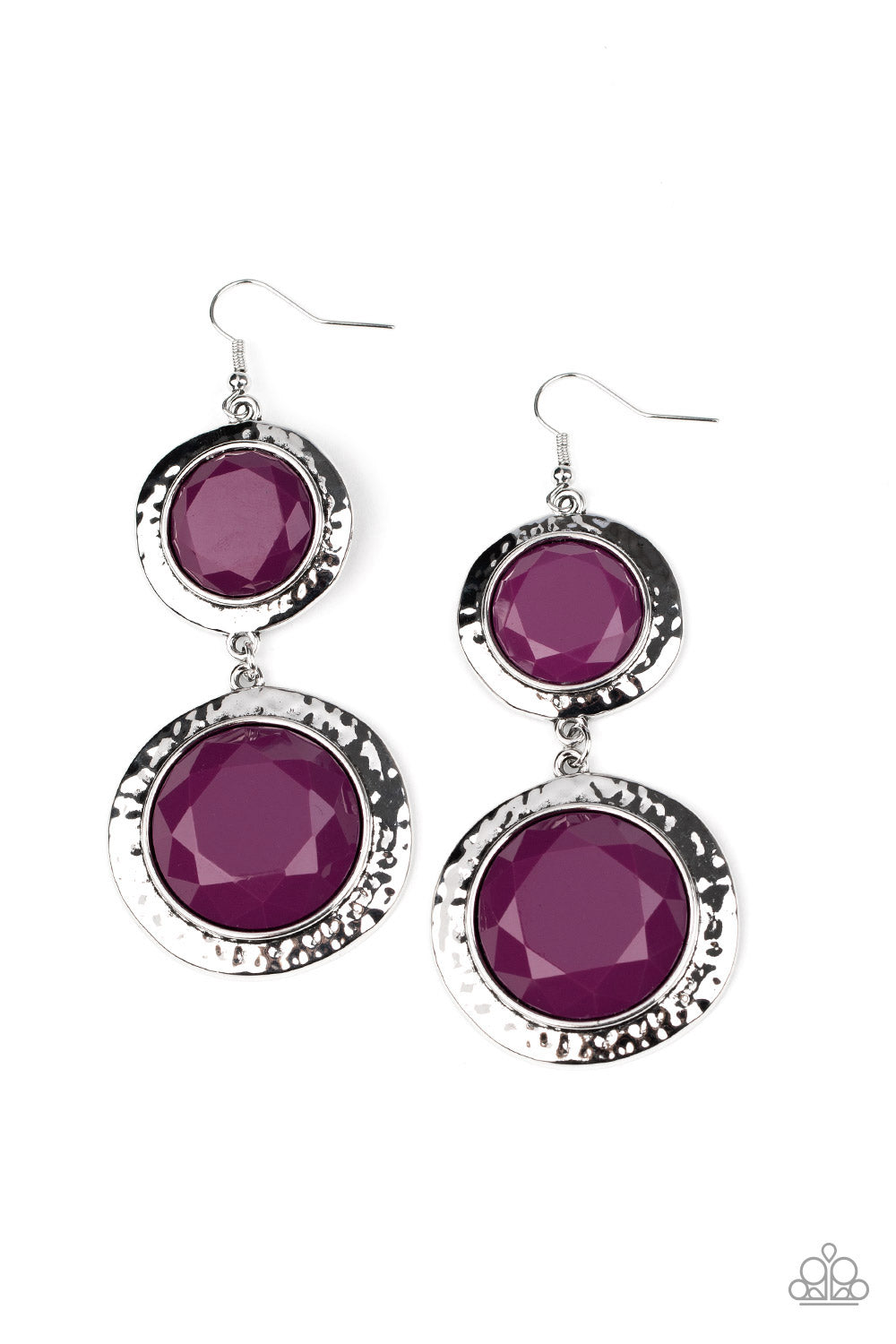 Thrift Shop Stop - Purple earring 1682