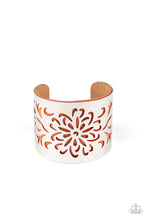Load image into Gallery viewer, Get Your Bloom On - Orange cuff bracelet 1698/A024
