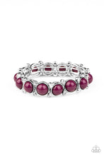 Load image into Gallery viewer, Flamboyantly Fruity - Purple bracelet 955

