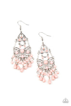 Load image into Gallery viewer, Glass Slipper Glamour - Pink earring 1596
