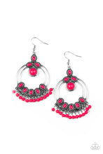 Load image into Gallery viewer, Palm Breeze - Pink earring 1526
