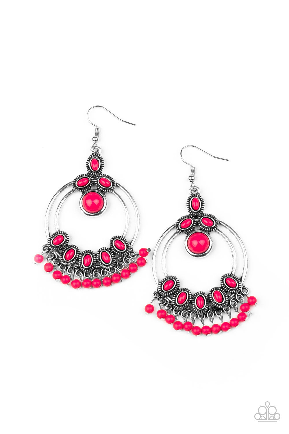 Palm Breeze - Pink earring 1526