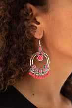 Load image into Gallery viewer, Palm Breeze - Pink earring 1526

