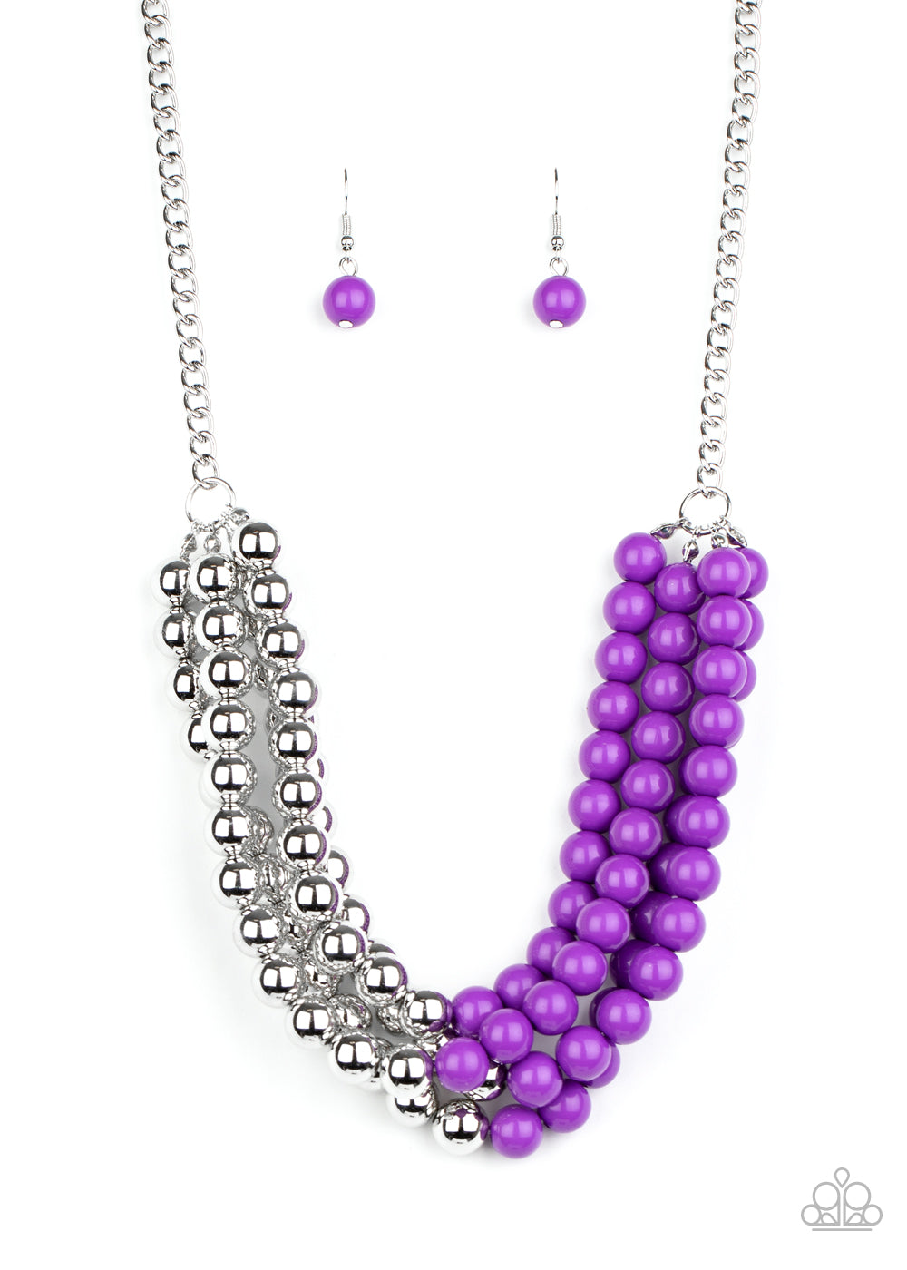 Layer After Layer - paparazzi Purple necklace (A011)