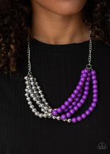 Load image into Gallery viewer, Layer After Layer - paparazzi Purple necklace (A011)
