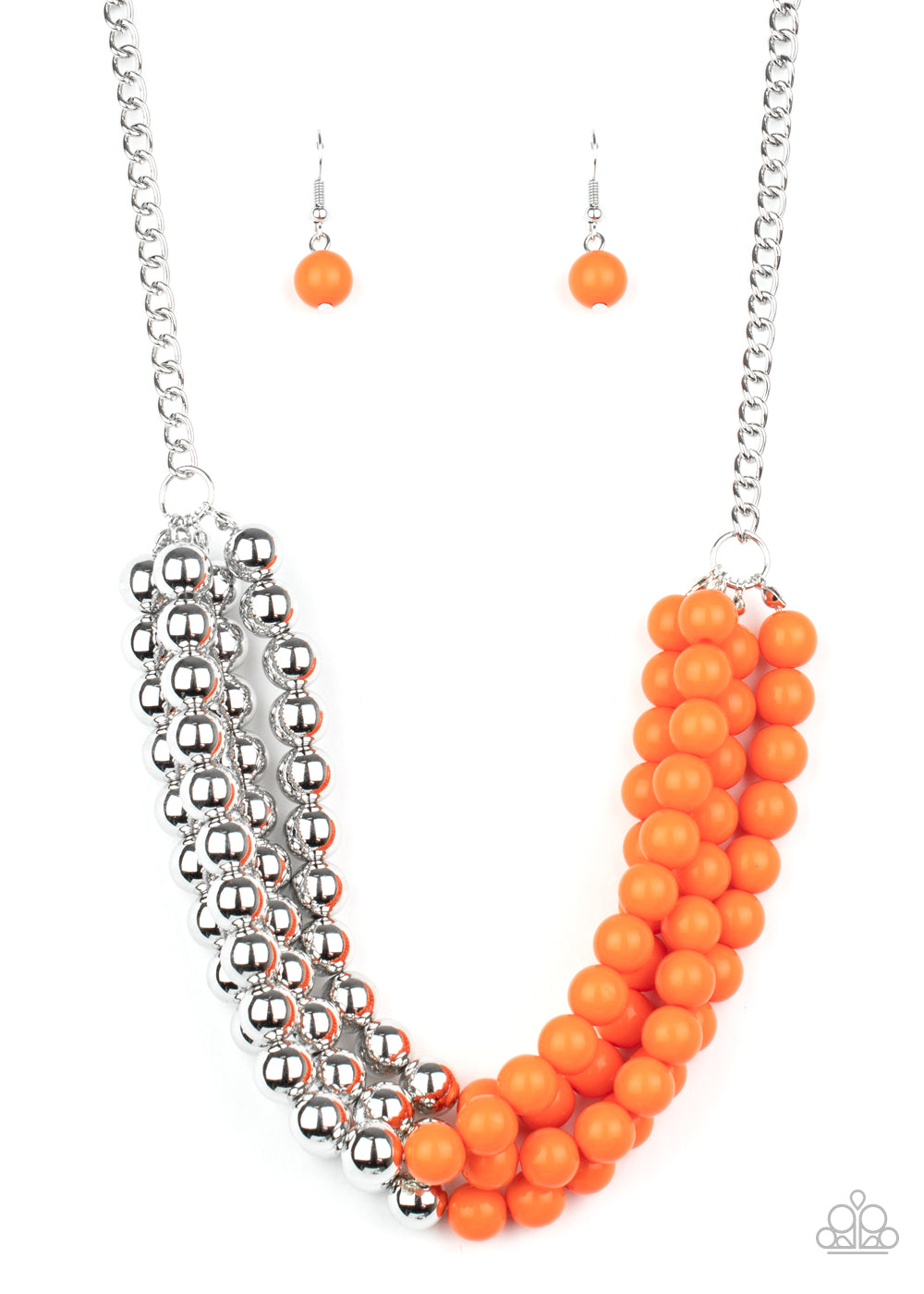 Layer After Layer - Orange necklace A018