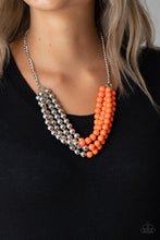 Load image into Gallery viewer, Layer After Layer - Orange necklace A018
