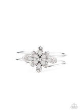 Load image into Gallery viewer, Go With The FLORALS - Silver hinge bracelet 813
