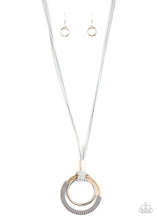 Load image into Gallery viewer, Elliptical Essence - Silver necklace 1658
