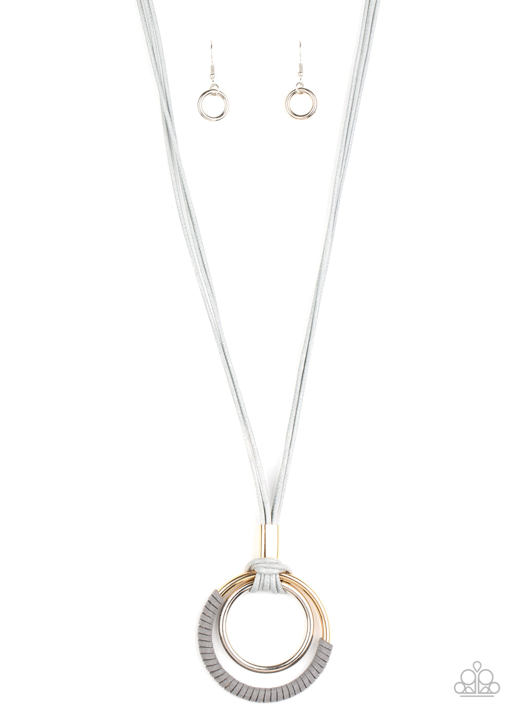 Elliptical Essence - Silver necklace 1658