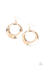 Load image into Gallery viewer, Fiercely Faceted - Gold earring 511
