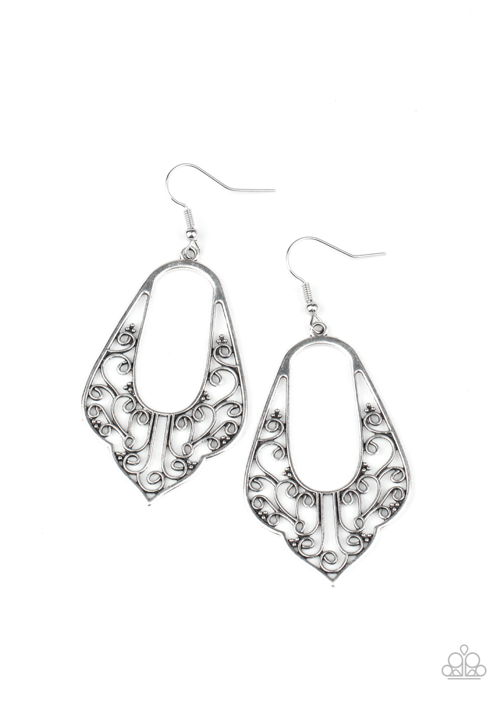Grapevine Glamour - Silver earring 960