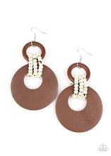 Load image into Gallery viewer, Beach Day Drama - Brown earring 1848
