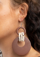 Load image into Gallery viewer, Beach Day Drama - Brown earring 1848
