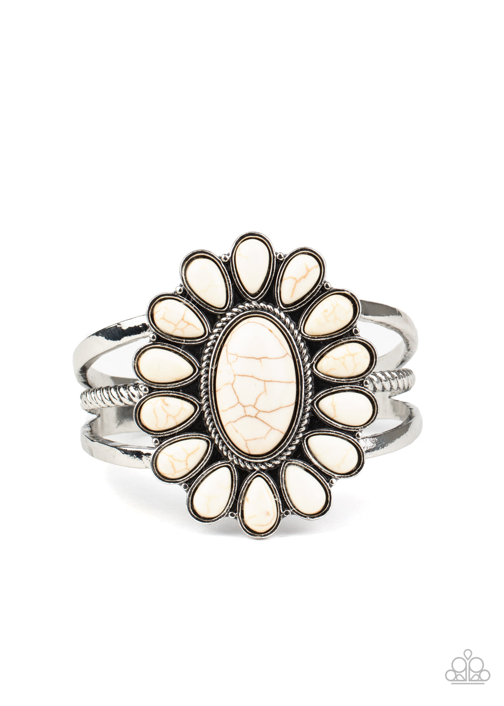 Sedona Spring - White cuff bracelet 1964