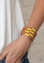 Load image into Gallery viewer, Country Colors - Yellow urban bracelet 1604
