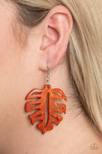 Load image into Gallery viewer, Shake Your PALMS PALMS - Orange earring 1645
