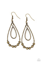Load image into Gallery viewer, Artisanal Applique - Brass earring 2007
