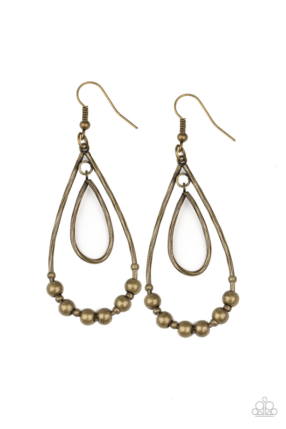 Artisanal Applique - Brass earring 2007